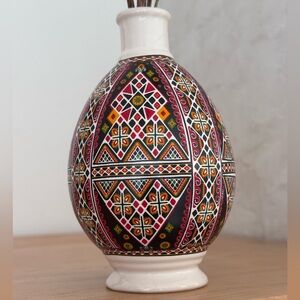 RARE Vintage Ukrainian Ester Egg Decanter